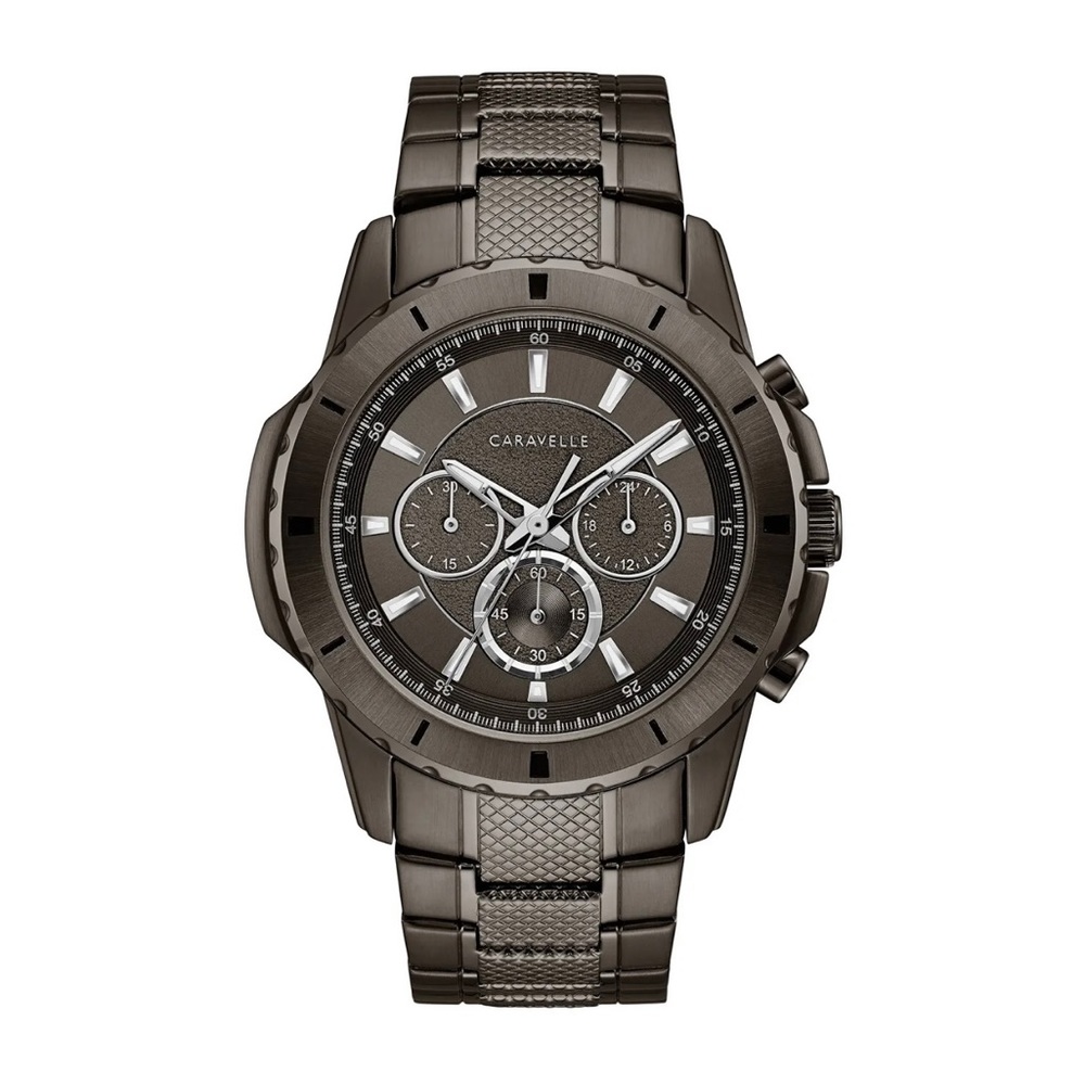 Caravelle New York Men's 44mm Chronograph Multi Dial Quartz Sport Watch 45A142